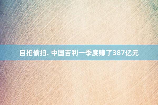 自拍偷拍. 中国吉利一季度赚了387亿元