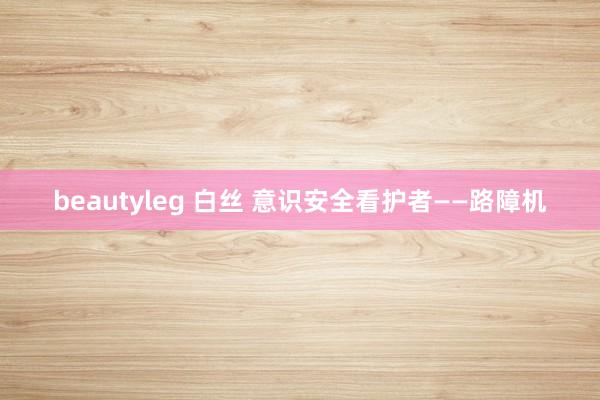beautyleg 白丝 意识安全看护者——路障机