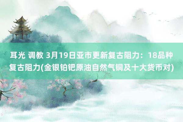 耳光 调教 3月19日亚市更新复古阻力：18品种复古阻力(金银铂钯原油自然气铜及十大货币对)