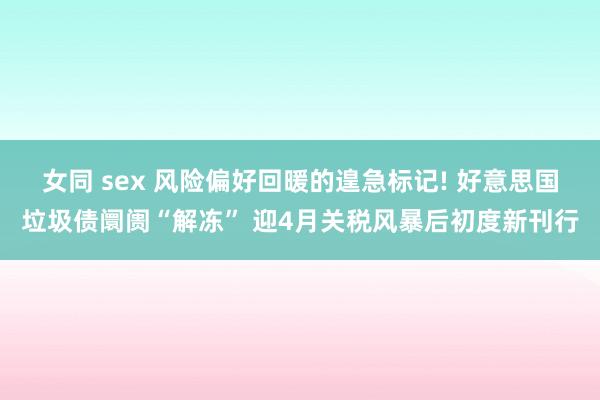 女同 sex 风险偏好回暖的遑急标记! 好意思国垃圾债阛阓“解冻” 迎4月关税风暴后初度新刊行