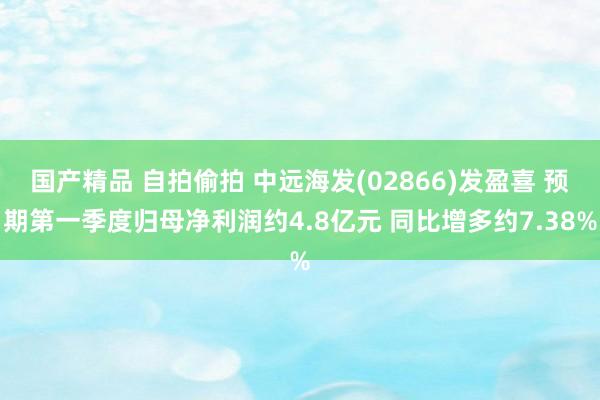 国产精品 自拍偷拍 中远海发(02866)发盈喜 预期第一季度归母净利润约4.8亿元 同比增多约7.38%
